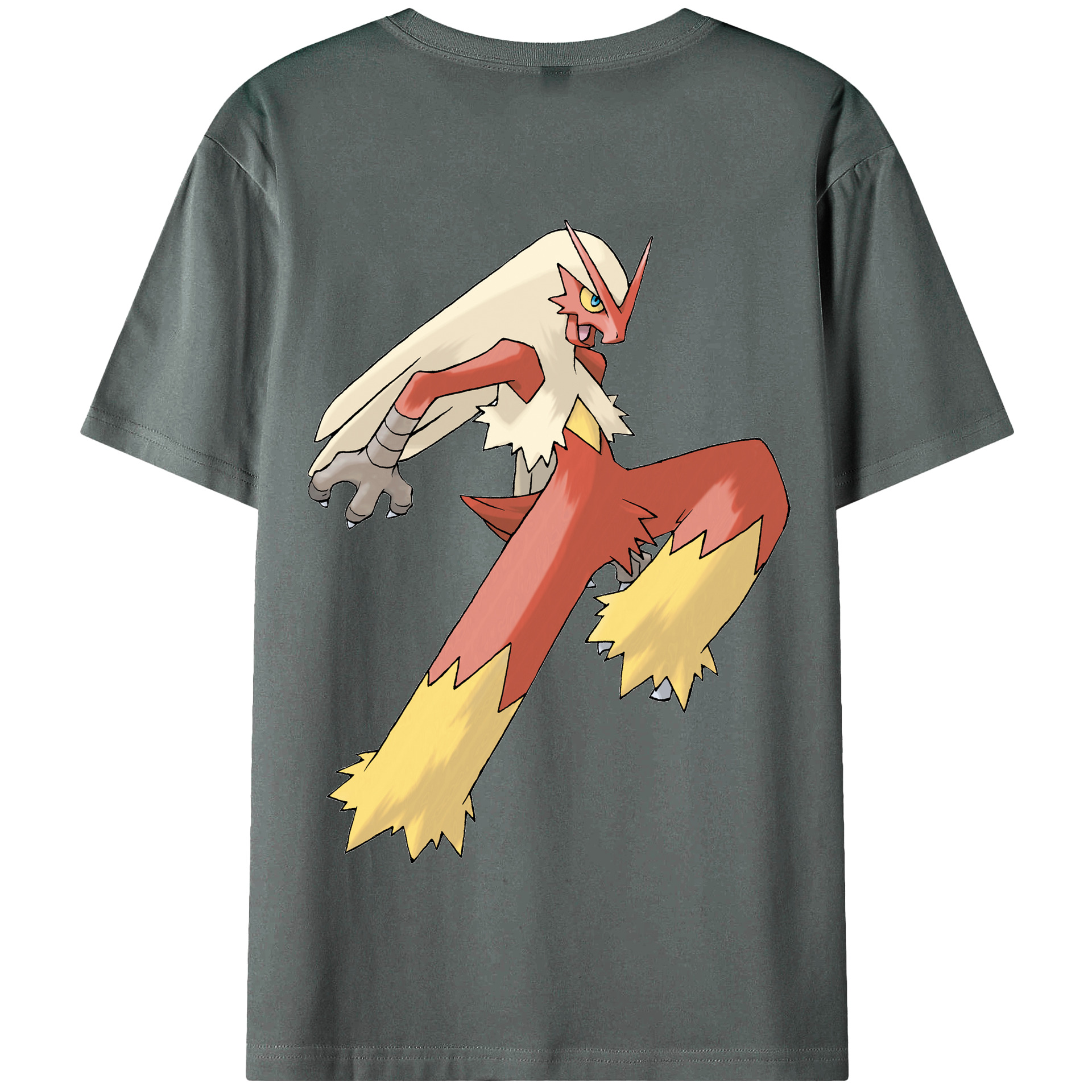 （画像用） ポケットモンスター Pokémon 綿100％半袖Tシャツ（背面プリント）